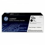 HP 12AD Black Dual Pack LaserJet Toner