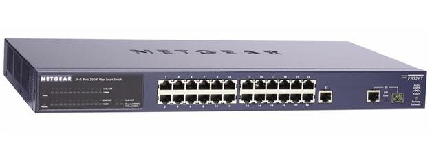 Netgear PROSAFE™ 24 PORT 10/100 SMART SWITCH WITH 2 GIGABIT PORTS FS726T  Buy online in India at best price on India online shopping website   with free and fast home delivery all